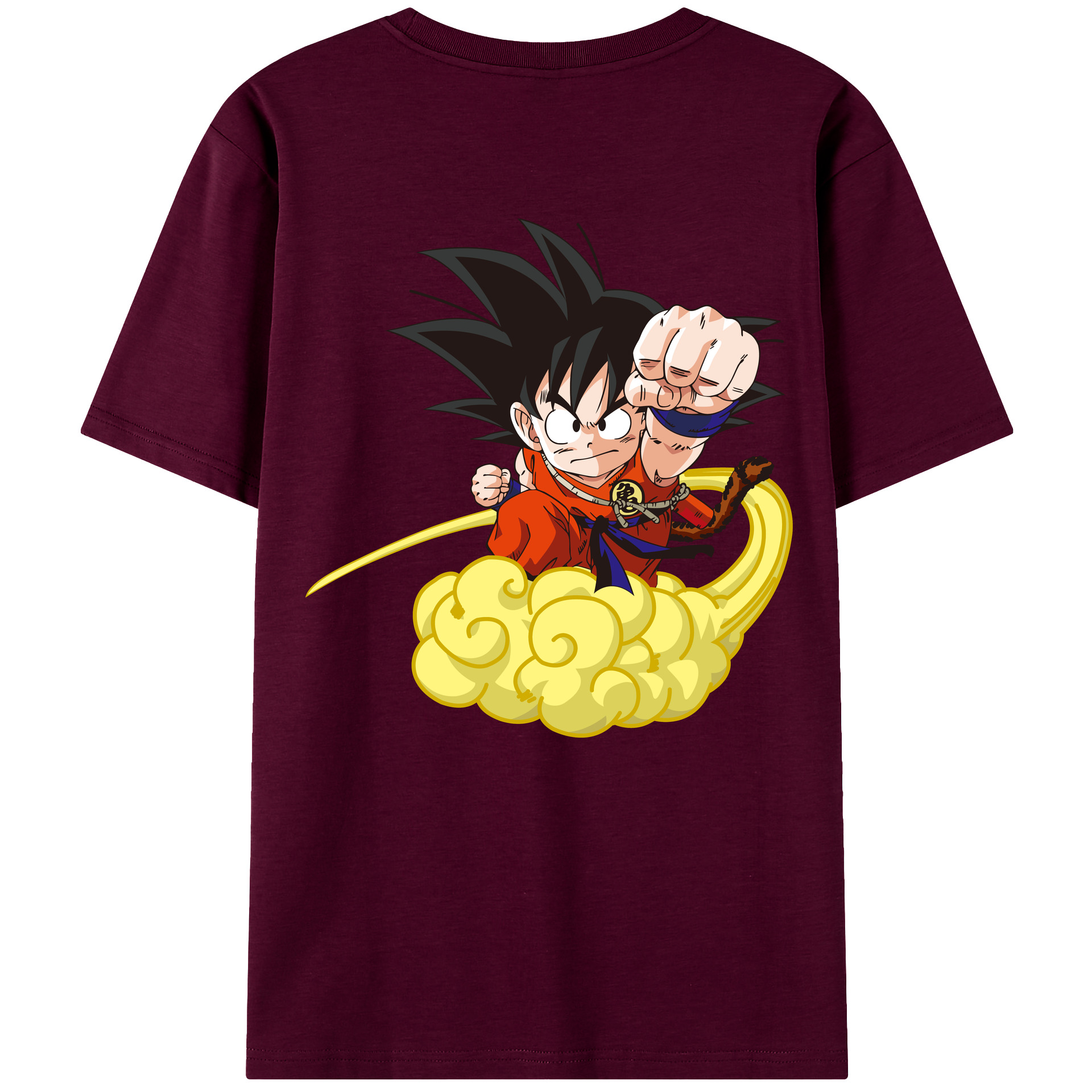 （画像用） ドラゴンボール 孫悟空（そん ごくう）Son Goku カカロット DRAGON BALL Kakarotto レディース半袖Tシャツ(バックプリント)